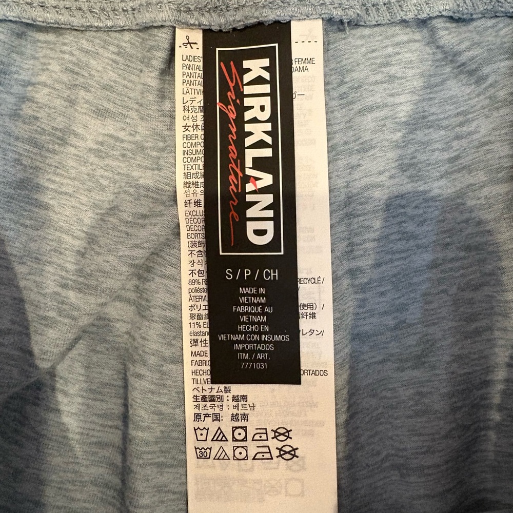 Lightweight Heather Blue Joggers Comfy Athletic Jogger Athleisure Lounge Pants - Picture 4 of 8